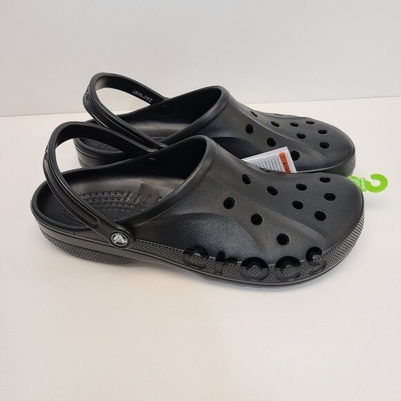 NWT Crocs Mens Black Baya Clog 13 - Picture 1 of 13